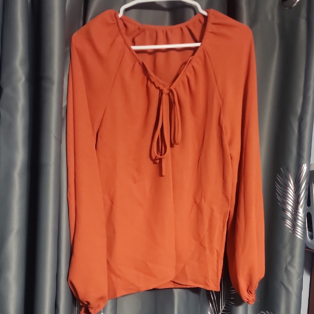 Rust Orange Women's Top